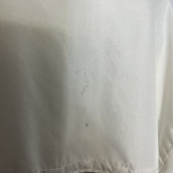 Dimco Apparel Jacket Bar Harbor Maine Medium White Windbreaker Removable Hood VG - Picture 9 of 11